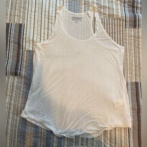 Medium White Mudd Tank